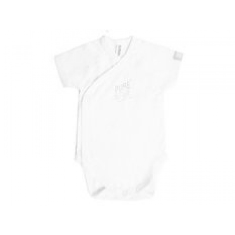 Body bambusowe z krótkim rękawem Białe 3m BAMBOOM uniwersalny