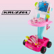 Medizinischer Wagen mit EKG-Untersuchung rosa ISO 8245
