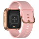 Garett GRC STYLE Smartwatch Gold mit rosa Silikonarmband