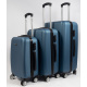 Aga Travel Kofferset, Reisekofferset MR4656 Dunkelblau, Hartschalenkoffer, Doppeltragegriff mit Zahlenschloss, Trolley Reisekoffer 3tgl 4 Rollen Reisekoffer