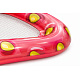 Aga Aufblasbares Schwimmender Bett, Luftmatratze 145x80 cm Erdbeere
