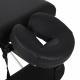 Habys Aluminium Massageliege Schwarz