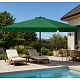 Linder Exclusiv Sonnenschirm, Gartenschirm 400 cm Grün