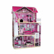 Aga4Kids Grosses XXL Elegantes Puppenhaus in leuchtenden Farben CHARLOTTE, für Puppen bis 30cm - Barbie
