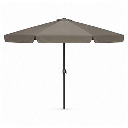 Linder Exclusiv Sonnenschirm, Gartenschirm 400 cm Taupe