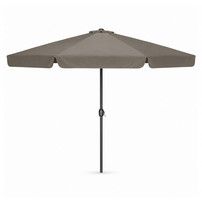 Linder Exclusiv Sonnenschirm, Gartenschirm 400 cm Taupe