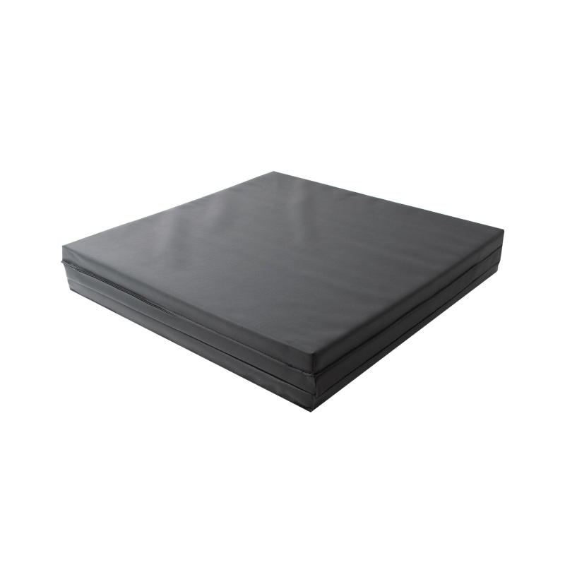 Aga Klappbare Turnmatte 180 x 60 x 3 cm Weichbodenmatte Gymnastikmatte Sportmatte Fitness Schwarz