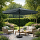 Aga Gartensonnenschirm 300 cm MR2055 Grau