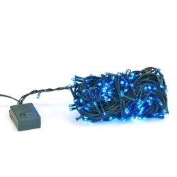 E10C LAMPKI CHOINKOWE BLUE 250LED 20M