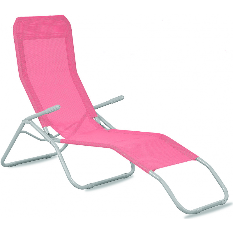 Aga Garten-Liegestuhl SIESTA Rosa