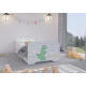 Holzspielzeug Kinderbett Dino 140x70 cm