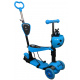 R-Sport Kinderroller mit drei Rädern 5in1 mit LED-Rädern H3 Blau