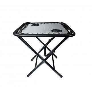 Aga Campingtisch MR50TB – Klapptisch 50x50x50 cm mit 2 Getränkehaltern – faltbar, stabil & wetterfest – kompakt für Camping & Reisen