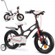 Royal Baby Bike Space 14" mit Klingel, Schubstange RB14-22 Schwarz