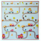 Aga4Kids Kinder Spielmatte 180x200 cm MR130 Krabbelmatte, Spielmatte doppelseitig, Spielunterlage ,Spielteppich, Spielteppich für Kinder