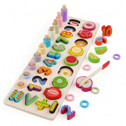 Aga4Kids Hölzernes Lernset mit Nummern MR6102