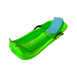 Aga Kinder Schlitten DS496 Grün, Hochwertige Kinderschlitten aus Kunststoff, stabile und schöne Schlitten für Kinder