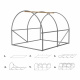Aga Garten Folientunnel TUN5576 3,5x2x2 m