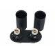 LED-Leuchte LUNGO 2x GU10 Einbauleuchte schwarz