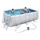 Bestway Power Stahlrahmen 4,12 x 2,01 x 1,22 m 56456 + Kartuschenfilterung