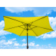Linder Exclusiv Knick Sonnenschirm, Gartenschirm Ø 250 cm,mit Kurbelmechanismus Limette