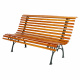 Linder Exclusiv Gartenbank Parkbank Gartenmöbel Holzbank MC4414 150x70x81 cm