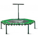 Aga Smart FITNESS Trampolin 130 cm Grün + Griff