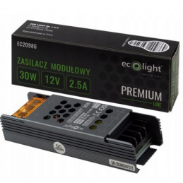 Zdroj LED slim IP20 - 12V - 2,5A - 30W - Premium Line