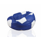 Aga Sitzsack Relaxationbag BALL XXXL Weiß - Dunkelblau + Fußstütze