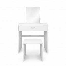 Aga Schminktisch mit Hocker MRDT13-MW Weiß