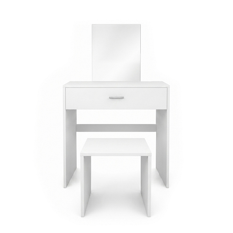 Aga Schminktisch mit Hocker MRDT13-MW Weiß