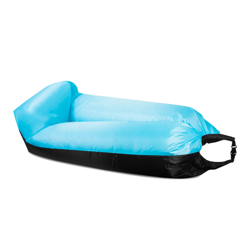 Aga Aufblasbarer Lazy Bag 230x70 cm Schwarz/Blau
