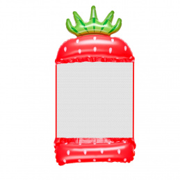 Nafukovací plážová matrace houpací síť vodní lehátko křeslo bazén jahoda