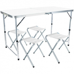 L71A ZESTAW TURYSTYCZNY STOLIK+4STOŁKI