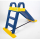 Doloni Kinderrutsche, Gartenrutsche 140 cm Blau-gelb