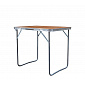 Aga Campingtisch klappbar Gartentisch 70x50x60 cm – Aluminium-Klapptisch mit MDF-Platte & Tragegriff – stabil, wetterfest & kompakt – für Camping, Garten & Reisen Braun