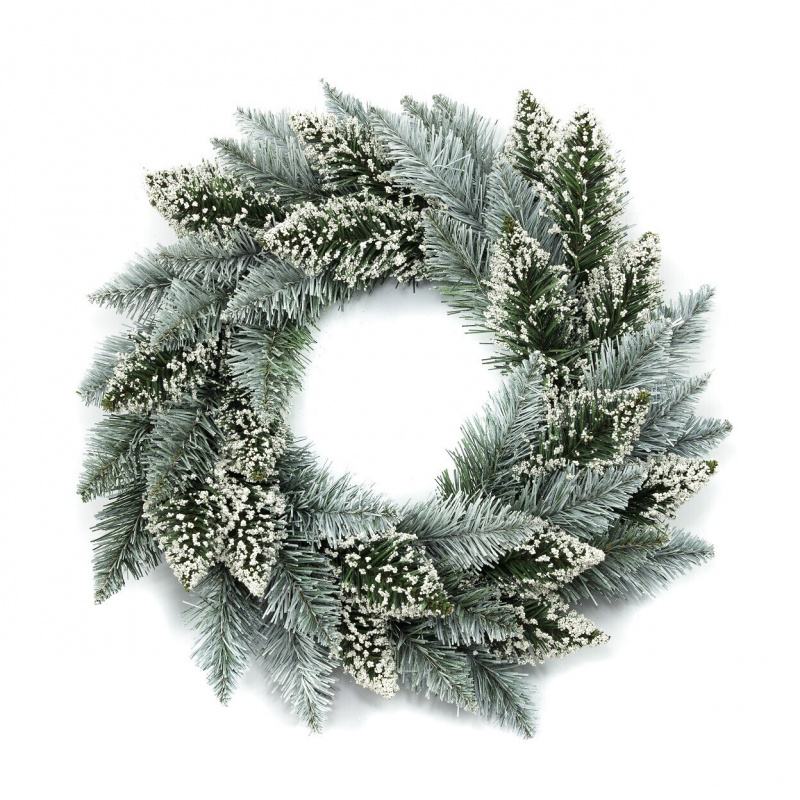 Aga Weihnachtskranz 50 cm Weiss