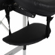 Habys Aluminium Massageliege Schwarz