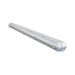 Deckenleuchte für LED-Röhren CARLO LED-Deckenleuchte LED-Deckenlampe LED-Deckestrahler 5748 - T8 - 2x120cm - 230V - IP65