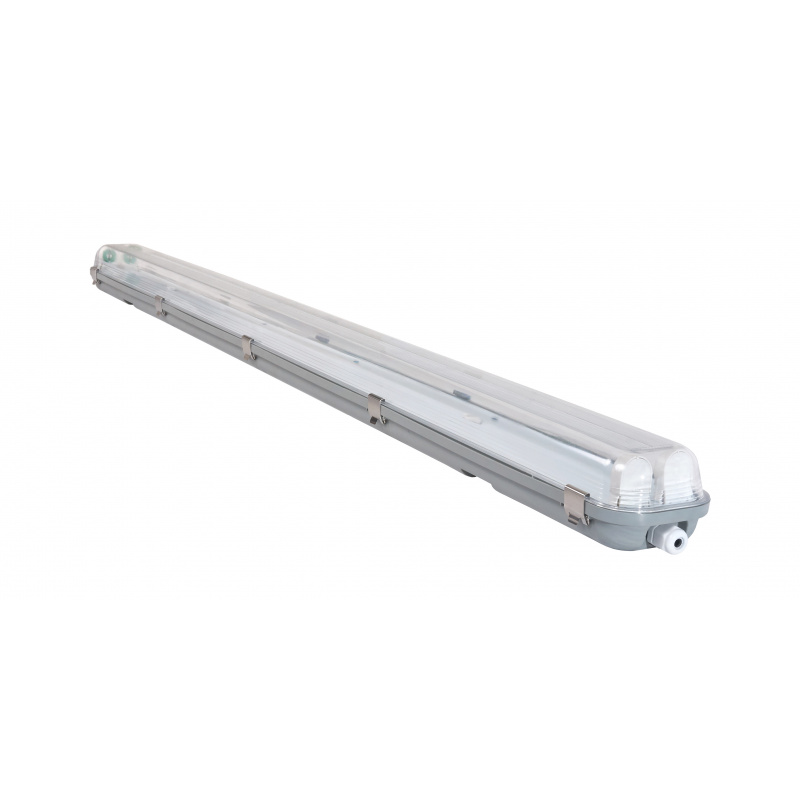 Deckenleuchte für LED-Röhren CARLO LED-Deckenleuchte LED-Deckenlampe LED-Deckestrahler 5748 - T8 - 2x120cm - 230V - IP65