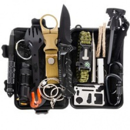 SOS Survival Kit 32 in 1 schwarz Trizand 19920