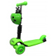 R-Sport Kinderroller mit drei Rädern 5in1 mit LED-Rädern H3 Grün