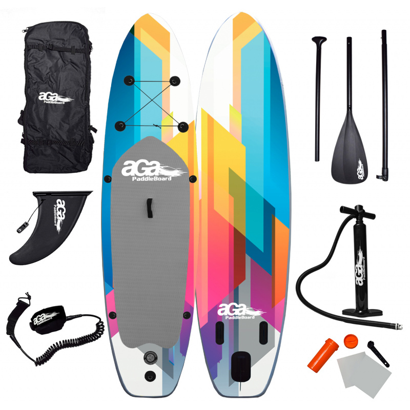 Aga Stand Up Paddle Board, SUP Board Set MR5012CH 305x81x15 cm mit Kamerahalter, Paddelboard, SUP, Surfboard