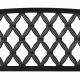 Aga Gartenbank Metall, 2-Sitzer Sitzbank, Parkbank bis 240kg belastbar, Terrassenbank für Garten, Balkon und Terrasse MR2004 127x60x87cm