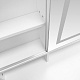 Aga Schminktisch mit Spiegel und LED-Beleuchtung + Hocker MRDT30 Weiß