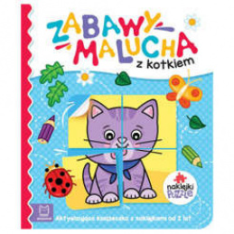 Aksjomat Zabawy malucha z kotkiem książeczka z naklejkami KS0823 uniwersalny