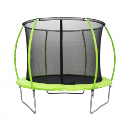 Legoni Trampolin 244 cm 8 ft Hellgrün + Indoor-Schutznetz