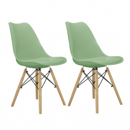 Aga 2x Esszimmerstuhl MR2035 Grün
