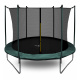 Aga SPORT FIT Trampolin 180 cm 6 ft Dunkelgrün + inneres Schutznetz