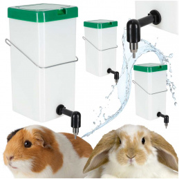 Kapací napáječka pro králíky hlodavce 1l sada 3 kusů